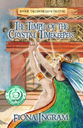 Temple of the crystal timekeeper ingramspark cover with medal